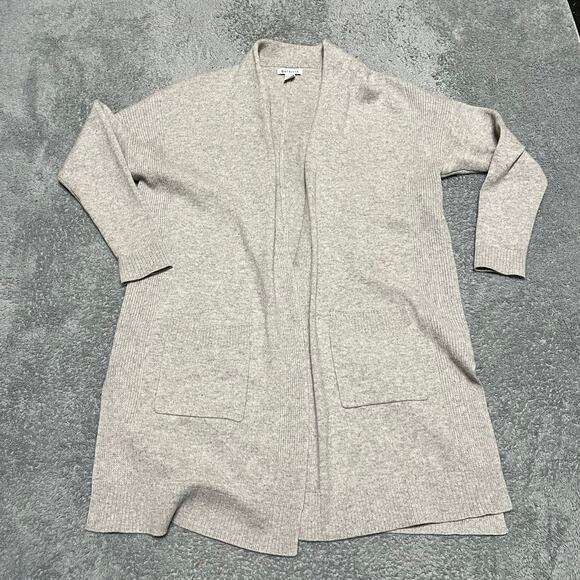 Athleta Sweaters - ATHLETA Spirit Wool Cashmere Wrap Cardigan Sweater Womens Gray Medium